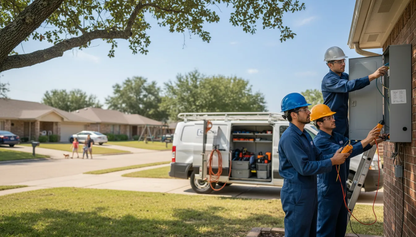 Certified electrician providing emergency electrical services in North Carrollton, MS